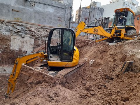 Excavación para edificio en altura — foto 3