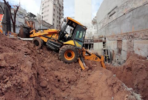 Excavación para edificio en altura — foto 2